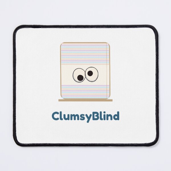 Item preview, Clumsy Blind Funny Googly Eyes Cute Window Cartoon Art designed and sold by ClumsyStudio.