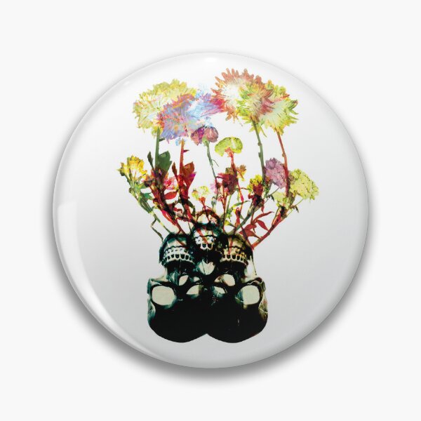 Item preview, Floral Skull designed and sold by JenDGraphicDesign.