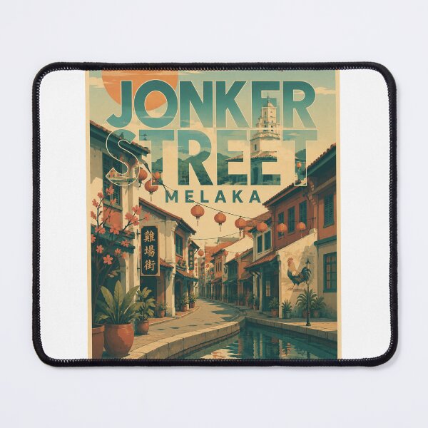Item preview, Jonker Street Heritage District in Melaka Historic City Malaysia designed and sold by StampMyPassport.