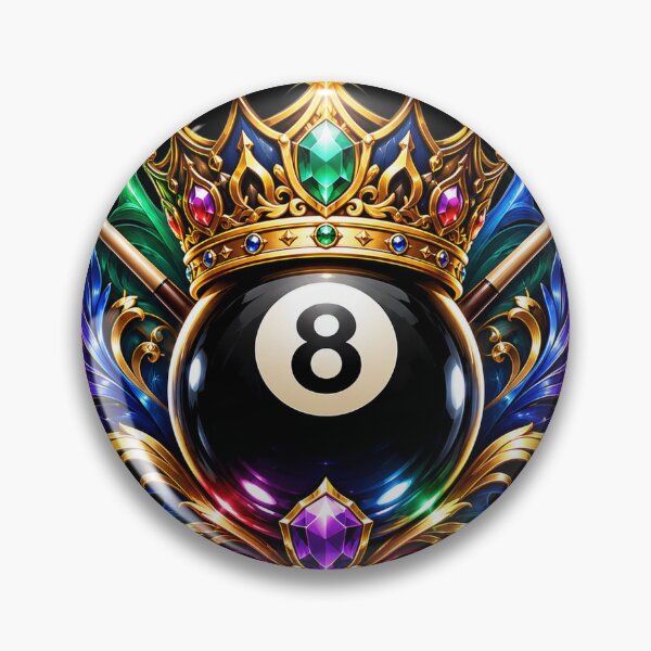 Item preview, Royal Eight Ball Crest designed and sold by syotos-ai.