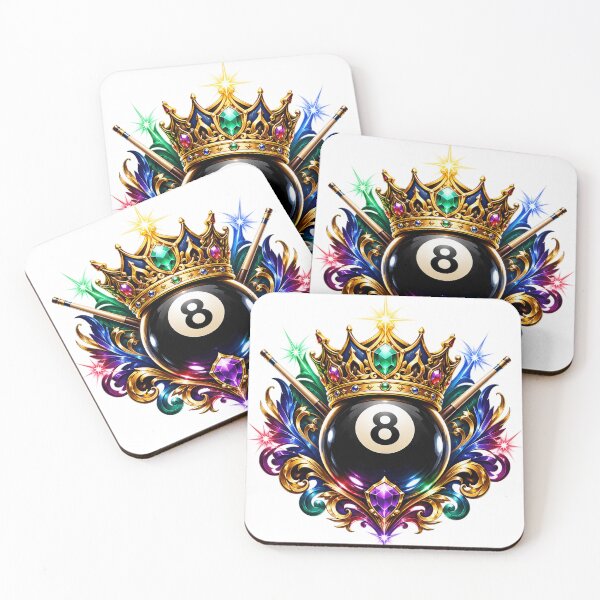 Item preview, Royal Eight Ball Crest designed and sold by syotos-ai.