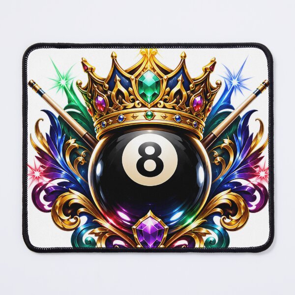 Item preview, Royal Eight Ball Crest designed and sold by syotos-ai.
