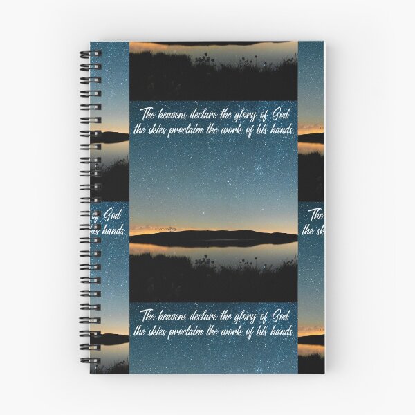 Item preview, The heavens declare the Glory of God star filled sky Sunset the skies proclaim the work of his hands Psalm 19:1 designed and sold by FTLOG.