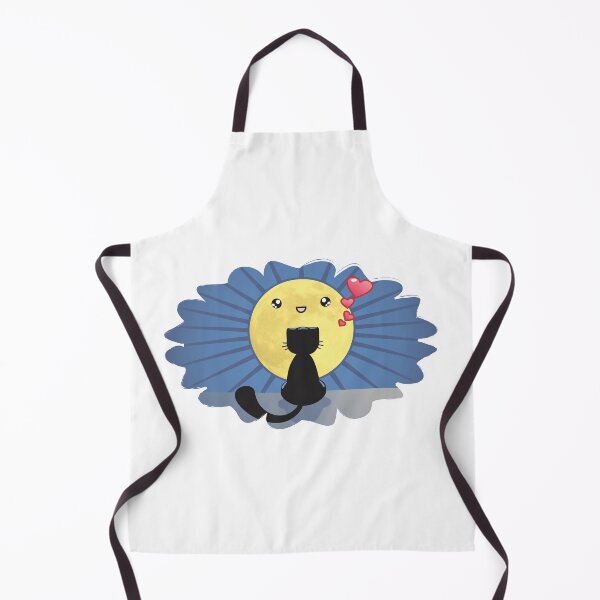 Item preview, The cat gazing at the moon kawaii designed and sold by Arturo Chan Cimé.