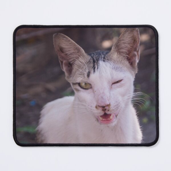Item preview, One Eyed Winking Cat designed and sold by ROSE ANN BANILAR.