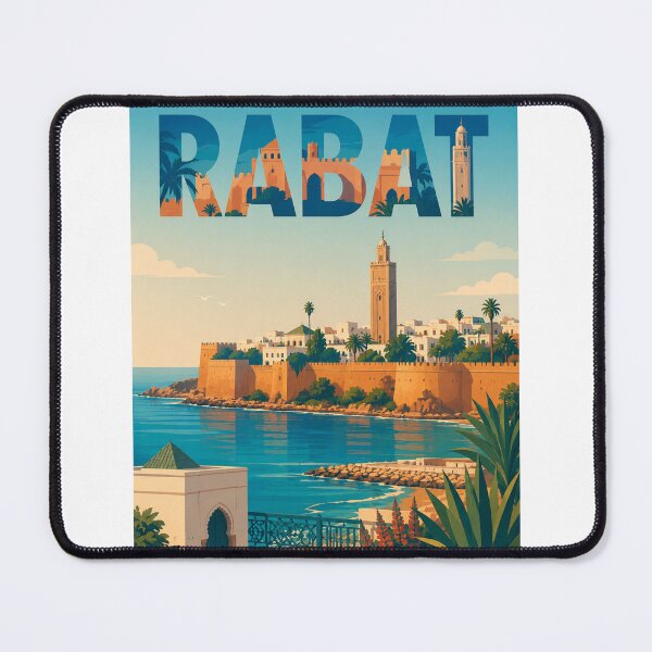 Item preview, Rabat Kasbah of the Udayas and Hassan Tower on Morocco's Atlantic Coast designed and sold by StampMyPassport.