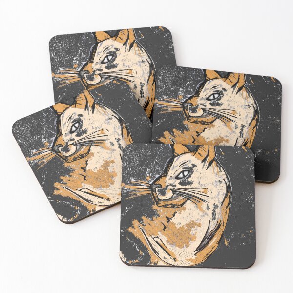 Item preview, Rustic Orange Cat Art - Sketch designed and sold by Francicci.