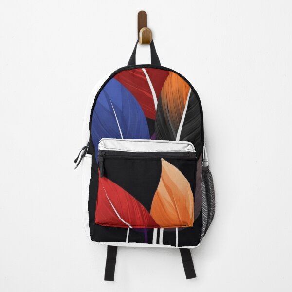 Item preview, Abstract Colorful Feathers Minimalist Art designed and sold by Golden Threads Studio.