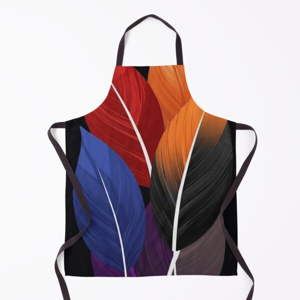Item preview, Abstract Colorful Feathers Minimalist Art designed and sold by Golden Threads Studio.