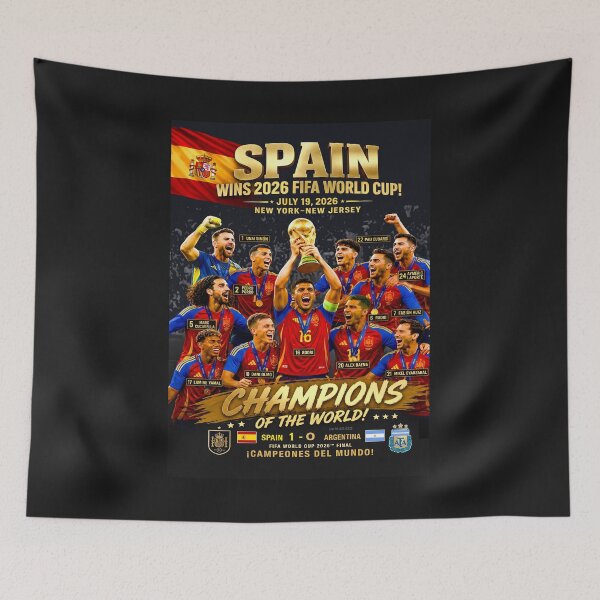 Item preview, SPAIN WINS 2026 FIFA WORLD CUP - July 19, 2026 - Spain 1-0 Argentina designed and sold by DBM Photo Art 1.