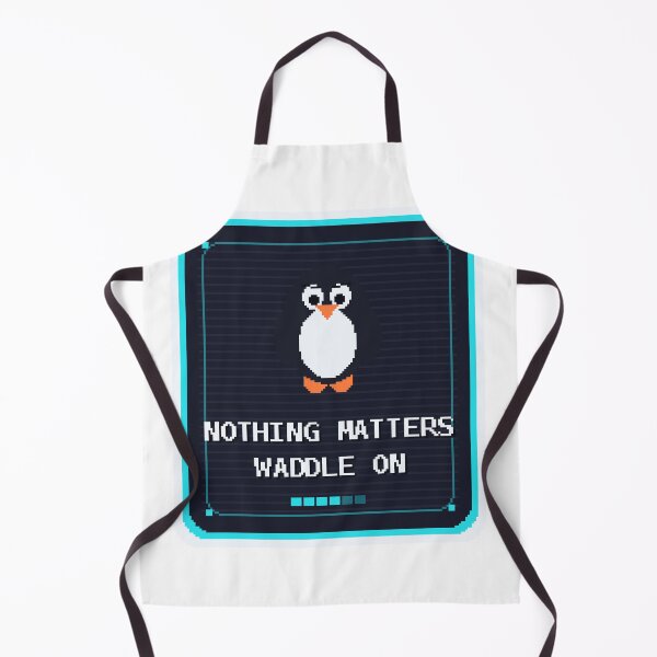 Item preview, Nothing Matters Waddle On — Funny Nihilist Penguin Meme designed and sold by One More Run.