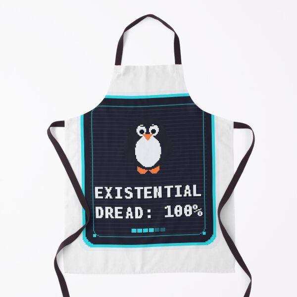 Item preview, Existential Dread 100 Percent — Funny Nihilist Penguin Meme designed and sold by One More Run.