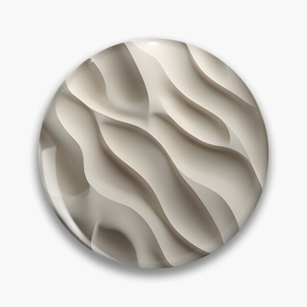 Item preview, "Modern Korean Zen Wave: 3D Elegant Apricot Abstract" designed and sold by CuteSlothWorld.