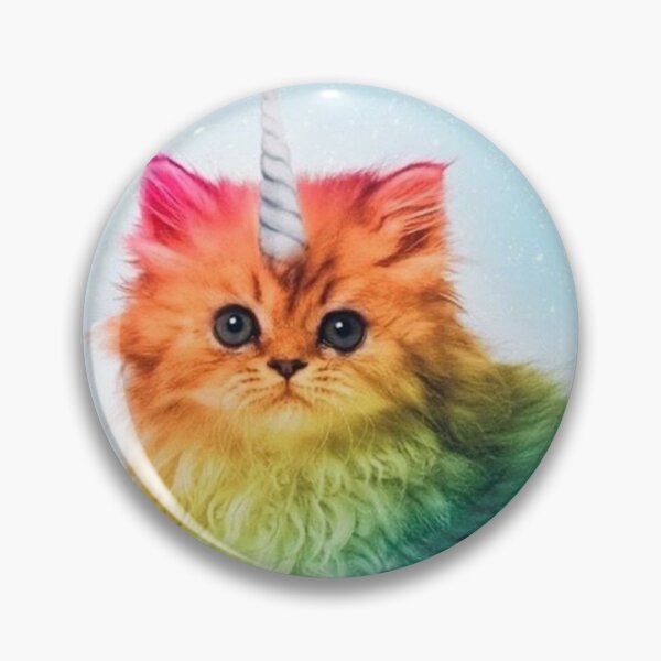 Item preview, Fluffy Rainbow Unicorn Kitten Pride Unicat  designed and sold by trixie666.