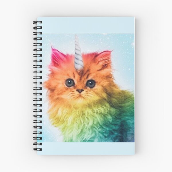 Item preview, Fluffy Rainbow Unicorn Kitten Pride Unicat Gift designed and sold by trixie666.