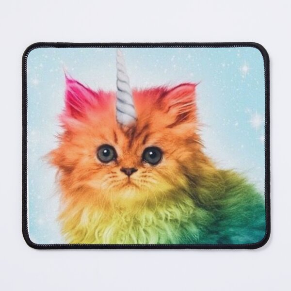 Item preview, Fluffy Rainbow Unicorn Kitten Pride Unicat  designed and sold by trixie666.
