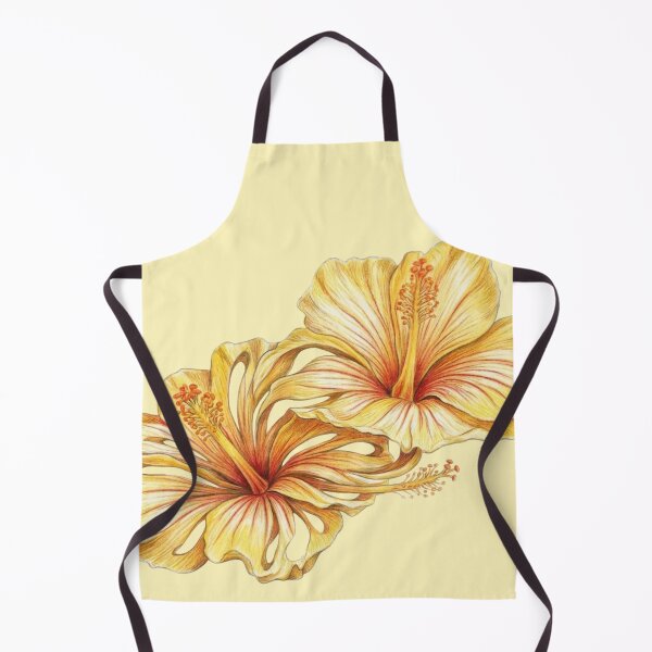 Item preview, Yellow Hibiscus Tropical Watercolor Flowers designed and sold by GanethViolette0.
