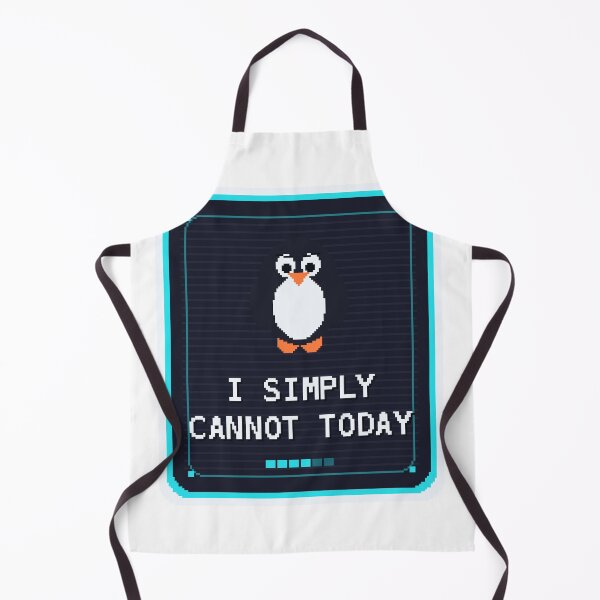 Item preview, I Simply Cannot Today — Funny Nihilist Penguin Meme designed and sold by One More Run.