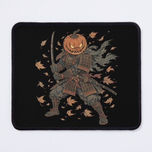 Item preview, Spooky Samurai Pumpkin Head Katana Warrior designed and sold by NSB-Design.