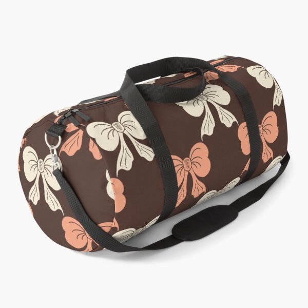 Item preview, Medium Moody Gothic Bow Toile dark Burgundy Cream Pattern designed and sold by DColourMuse.