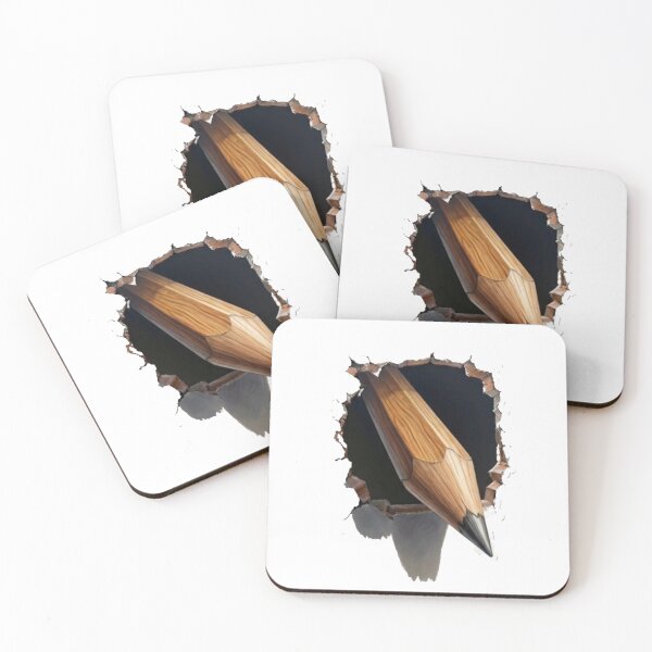Item preview, 3d dinamic pencil sticker  designed and sold by Trendykunnu.