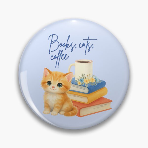 Item preview, Books, Cats, Coffee designed and sold by TotAlyBooked.