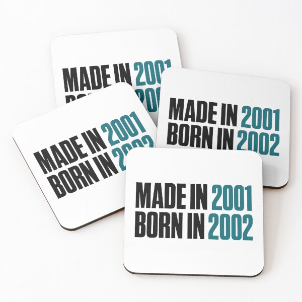Item preview, Made In 2001 Born In 2002 designed and sold by aihrgdesign.
