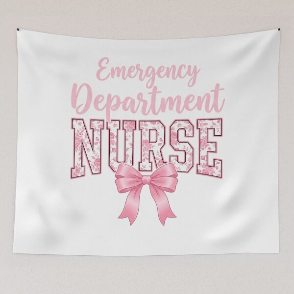 Item preview, Emergency Department Nurse Coquette Bow designed and sold by SweetTeezPrints.