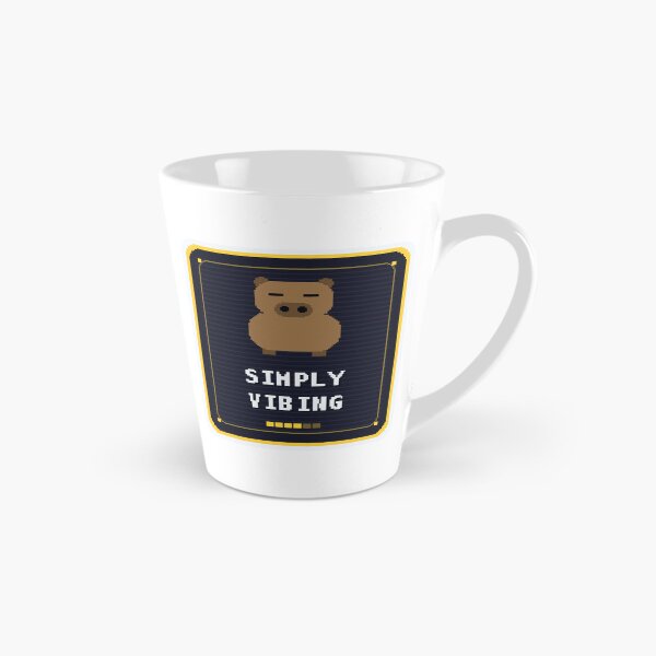 Item preview, Simply Vibing Capybara — Funny Capybara Meme designed and sold by One More Run.