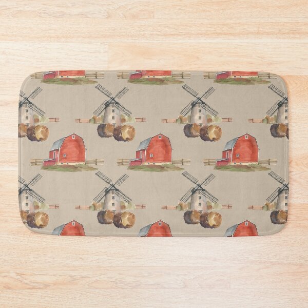 Item preview, Red Barn designed and sold by WildAliceArt.