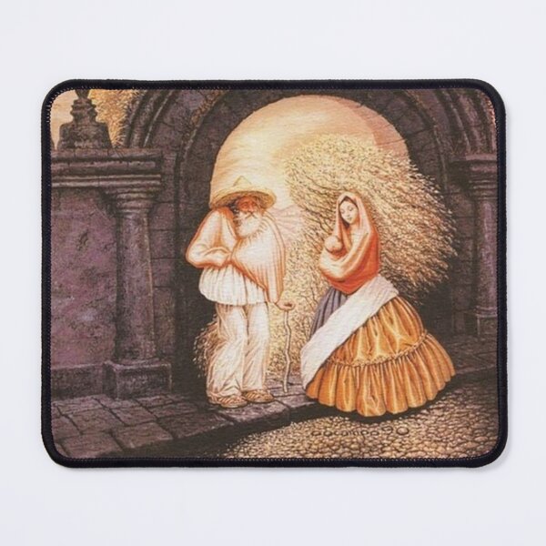 Item preview, Surreal Hidden Face & Woman Optical Illusion Art designed and sold by Outlet Raloel.