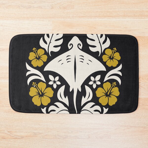Item preview, Manta Ray Medallion – Polynesian Tifaifai Style designed and sold by CreaTahiti.