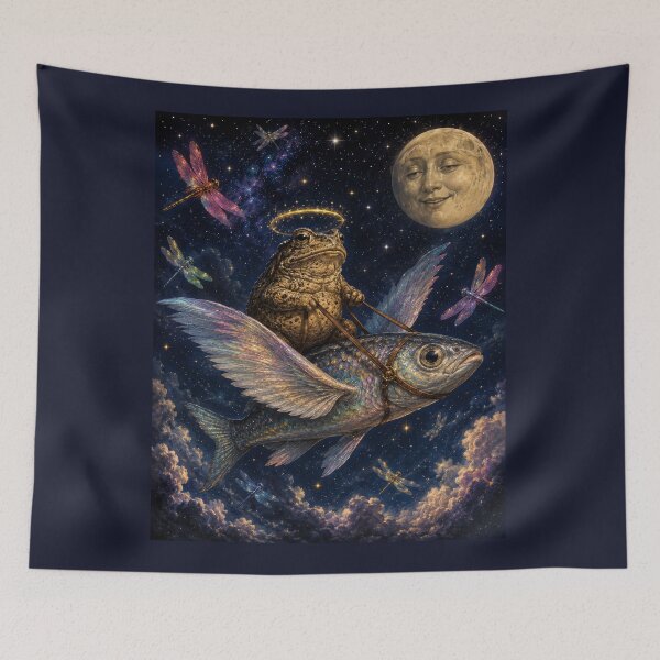 Item preview, Fantasy Flying Toad designed and sold by CashCrow.