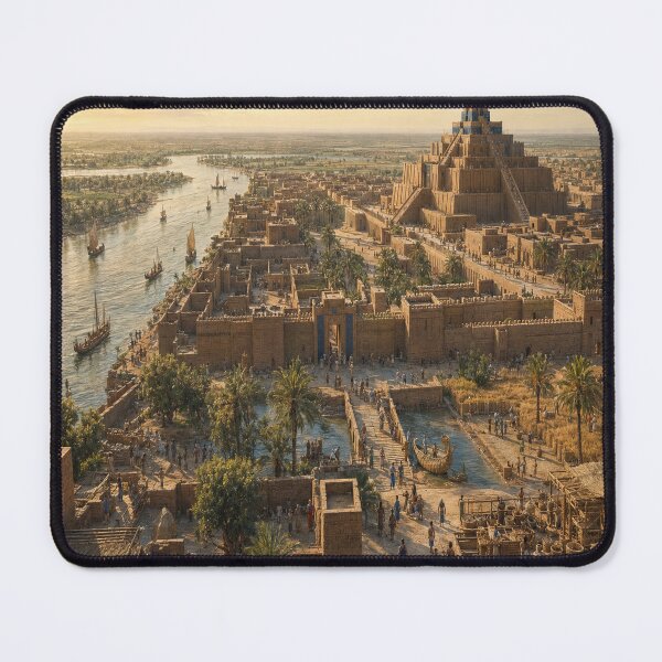 Item preview, Dawn Over Uruk – Ancient Sumerian City designed and sold by ImagineNInk.