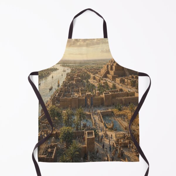 Item preview, Dawn Over Uruk – Ancient Sumerian City designed and sold by ImagineNInk.