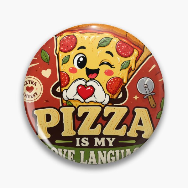 Item preview, Pizza Is My Love Language designed and sold by RedRubyBubble.