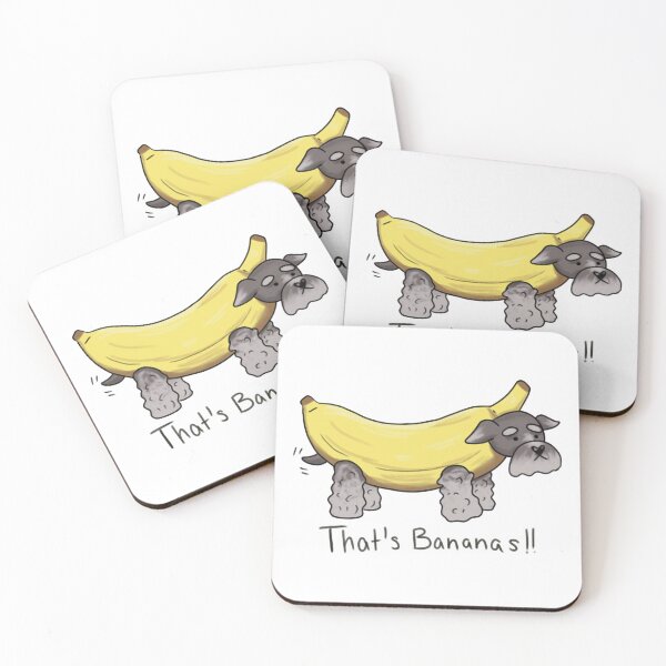 Item preview, That's Bananas Schnauzer designed and sold by reapercheezy.