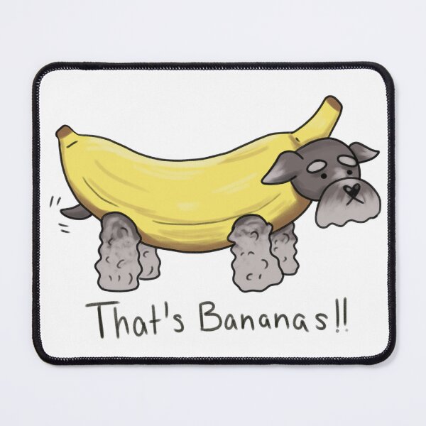 Item preview, That's Bananas Schnauzer designed and sold by reapercheezy.