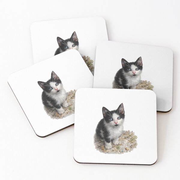 Item preview, Cute blue-eyed kitten designed and sold by ArtLittle.