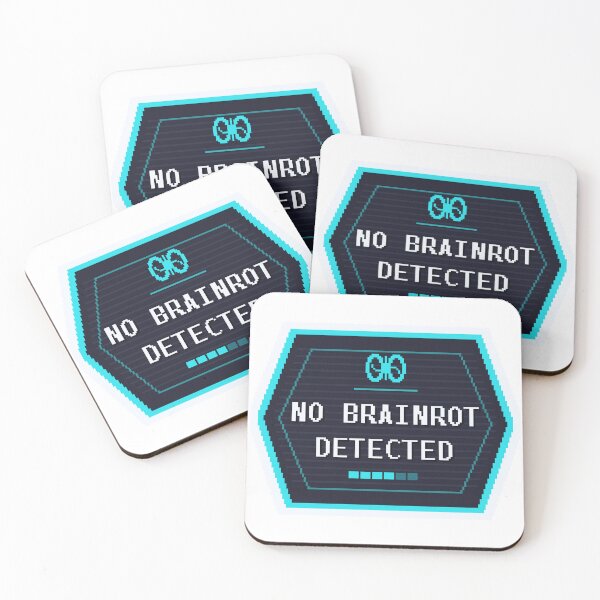 Item preview, No Brainrot Detected — Funny Gen Z Internet Meme designed and sold by One More Run.