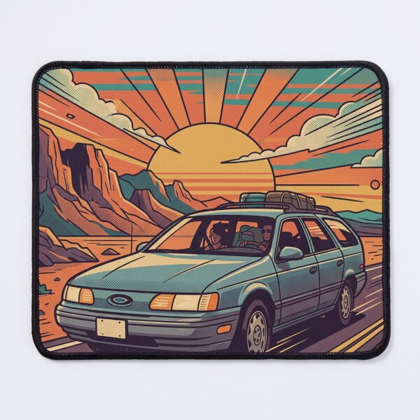 Item preview, Retro '90s Road Trip Poster designed and sold by Dimensionality.