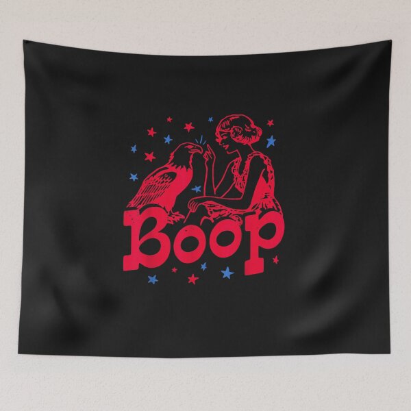 Item preview, Boop Vintage Girl and Eagle Funny Patriotic Retro Art designed and sold by FrankIsabel.