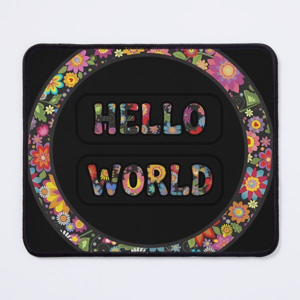 Item preview, Vibrant Flower Pattern Abstract Emblem designed and sold by DizayDizay.