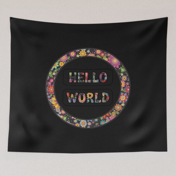 Item preview, Vibrant Flower Pattern Abstract Emblem designed and sold by DizayDizay.