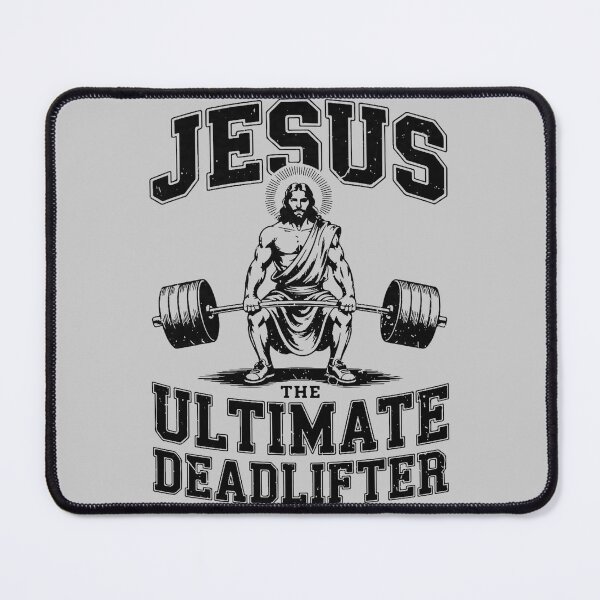 Item preview, Jesus Ultimate Deadlifter Jesus Gym Funny Christian Workout designed and sold by mjohnson9.