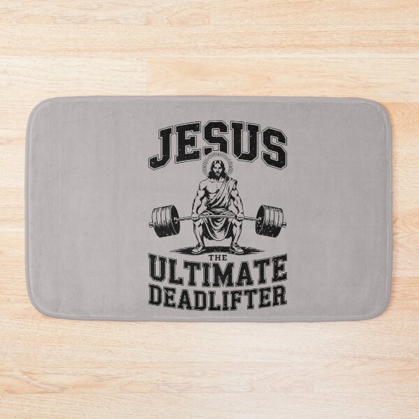 Item preview, Jesus Ultimate Deadlifter Jesus Gym Funny Christian Workout designed and sold by mjohnson9.