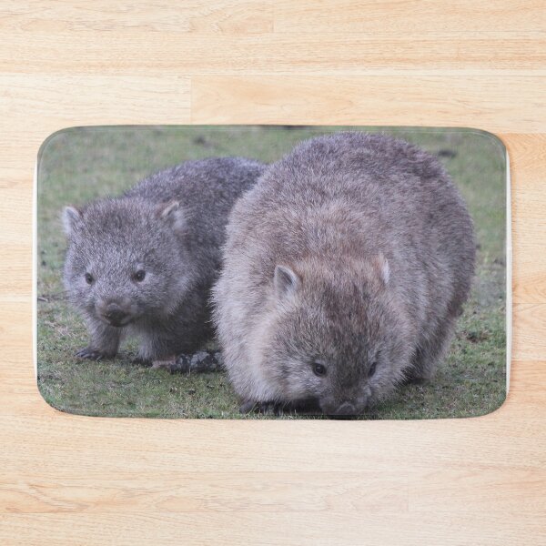 Item preview, Maria Island Wombat With Joey designed and sold by CazDPhotos.