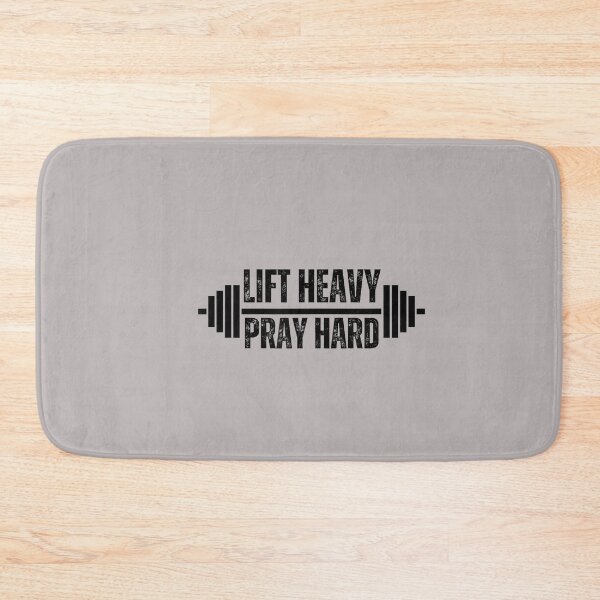 Item preview, Lift Heavy Pray Hard Christian Weight Lifter Barbell Gym designed and sold by mjohnson9.