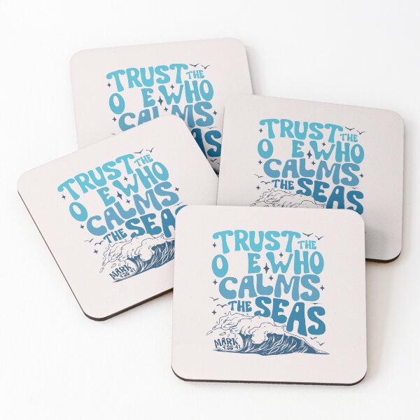 Item preview, Trust the One Who Calms the Seas Christian Faith Mark 4 Bible Verse designed and sold by mari-kayden.