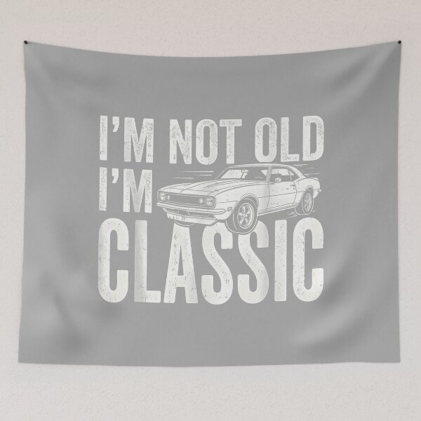 Item preview, I'm Not Old I'm Classic Retro Muscle Car Funny Father's Day designed and sold by KathieFaugh.